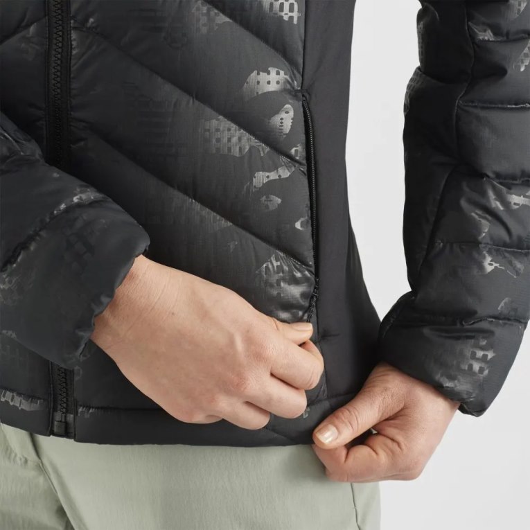 Salomon Essential Xwarm Down Women's Insulated Jackets Black | CA 76W42